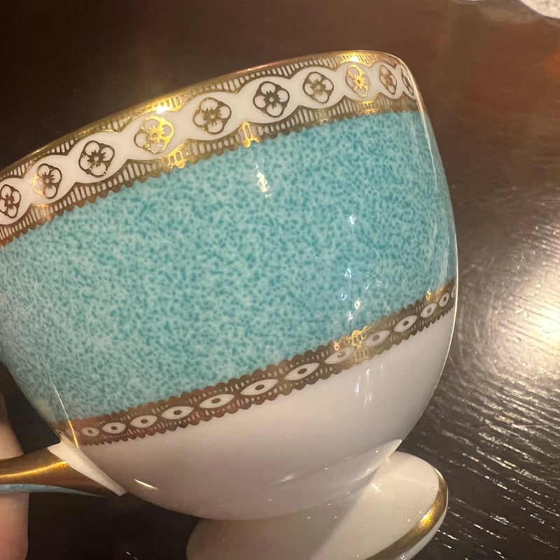 専用出品ウェッジウッドユーランダーパウダーターコイズ皿&カップ