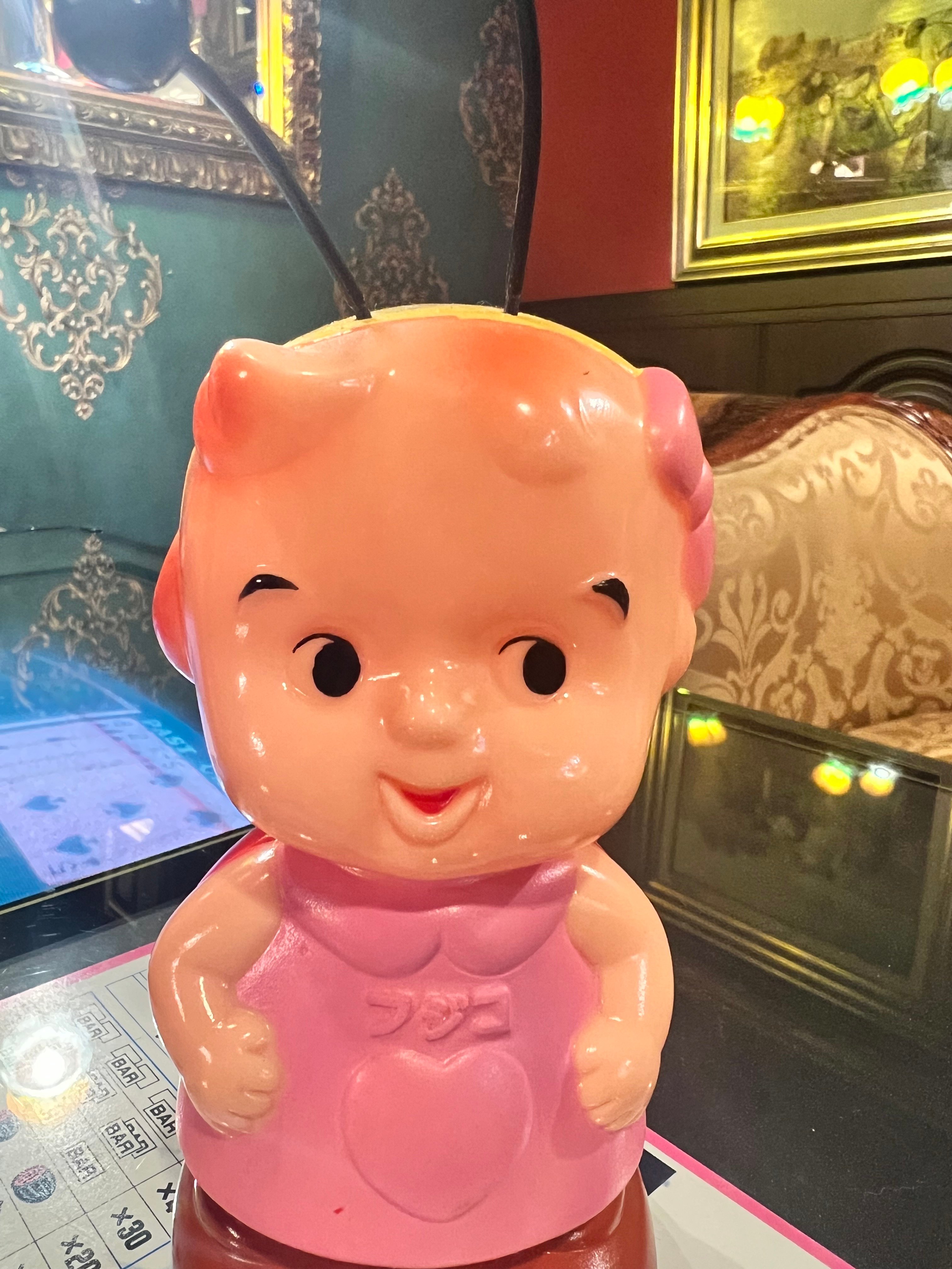富士ホームサービス フジコ ソフビ貯金箱 | アンティーク家具と喫茶