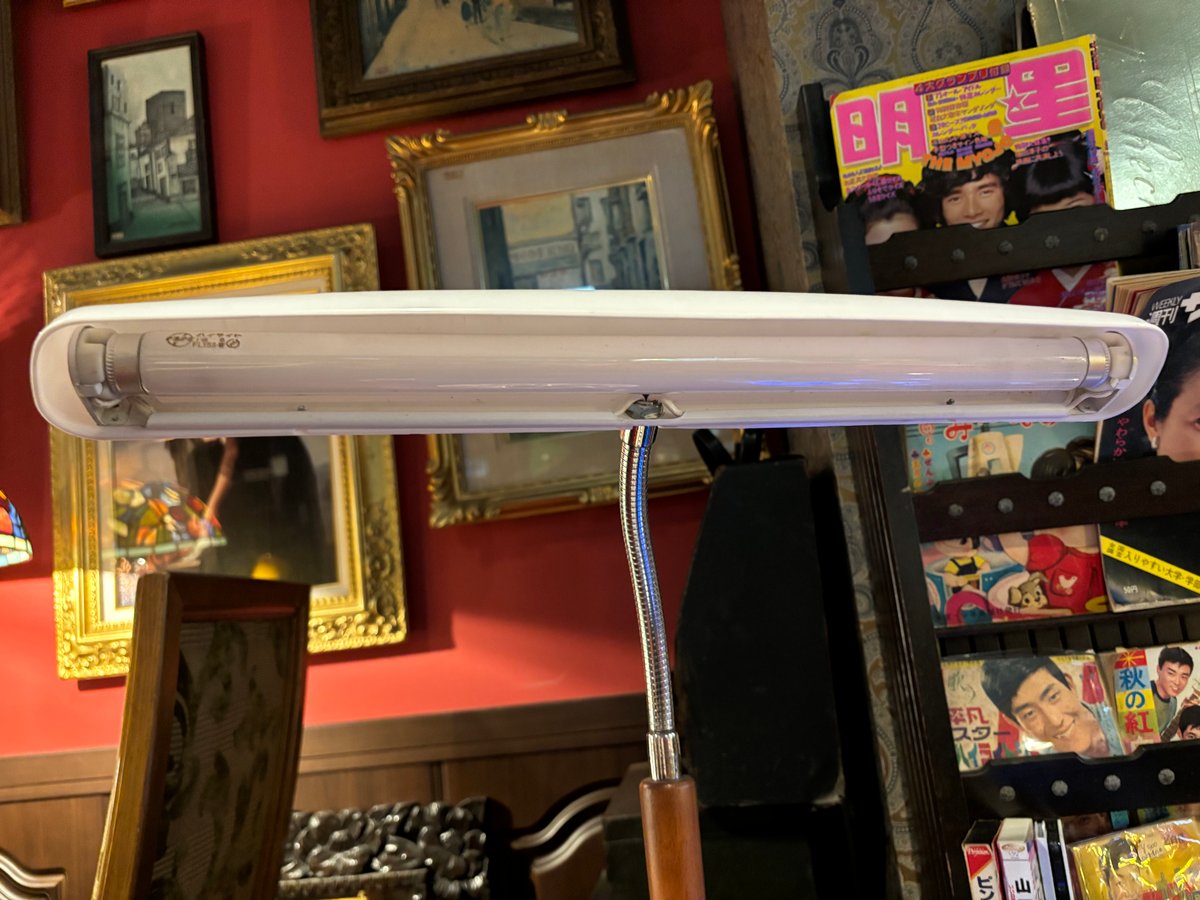 ナショナルレトロ蛍光 ナショナル 蛍光灯スタンド 昭和レトロ | アンティーク家具と喫茶