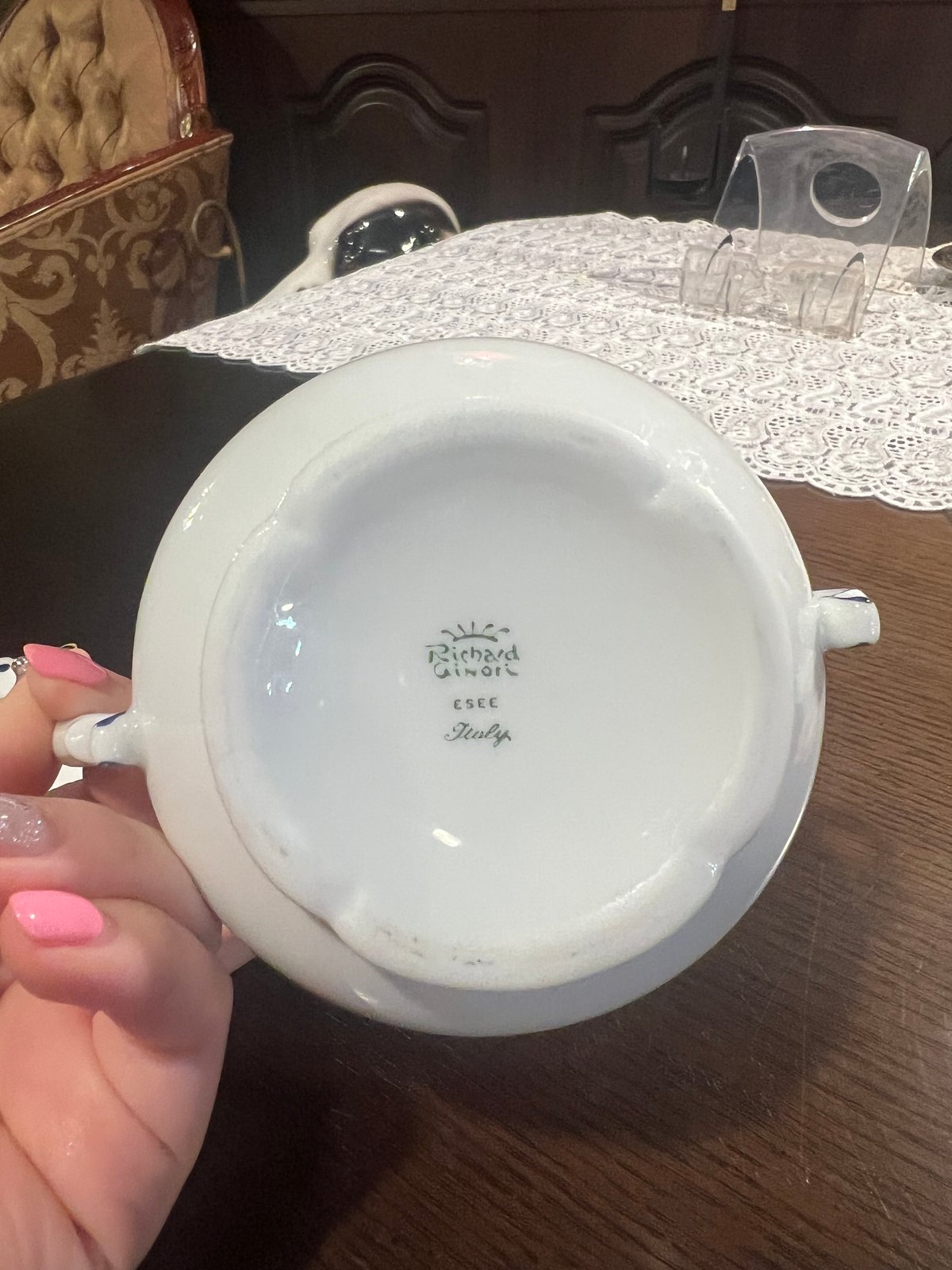 ジノリ ストア Richard Ginori シュガーポット キャンディ入 小物入