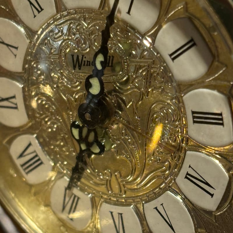 ジャンク] WINDMILL ウインドミル 地球儀型置時計 時計 アンティーク