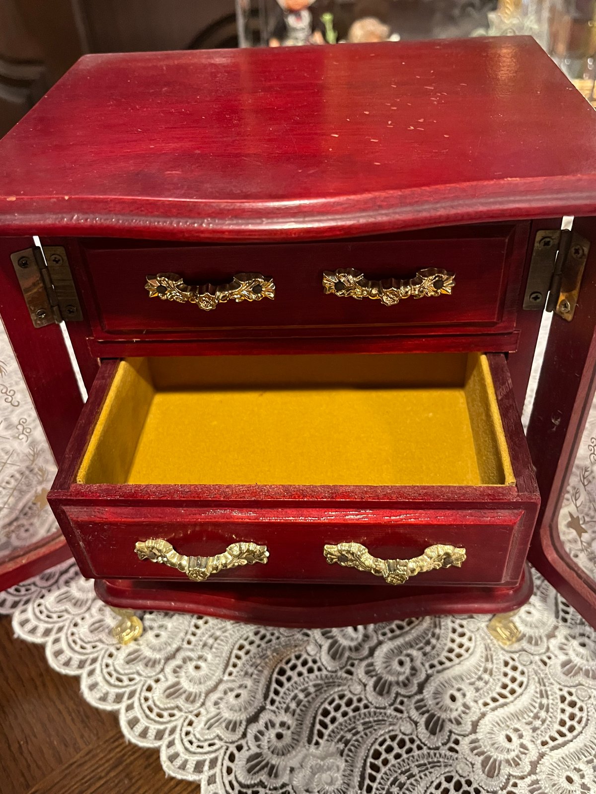 オルゴールジュエリーボックス エンゼルオルゴール 曲名ラブストーリー