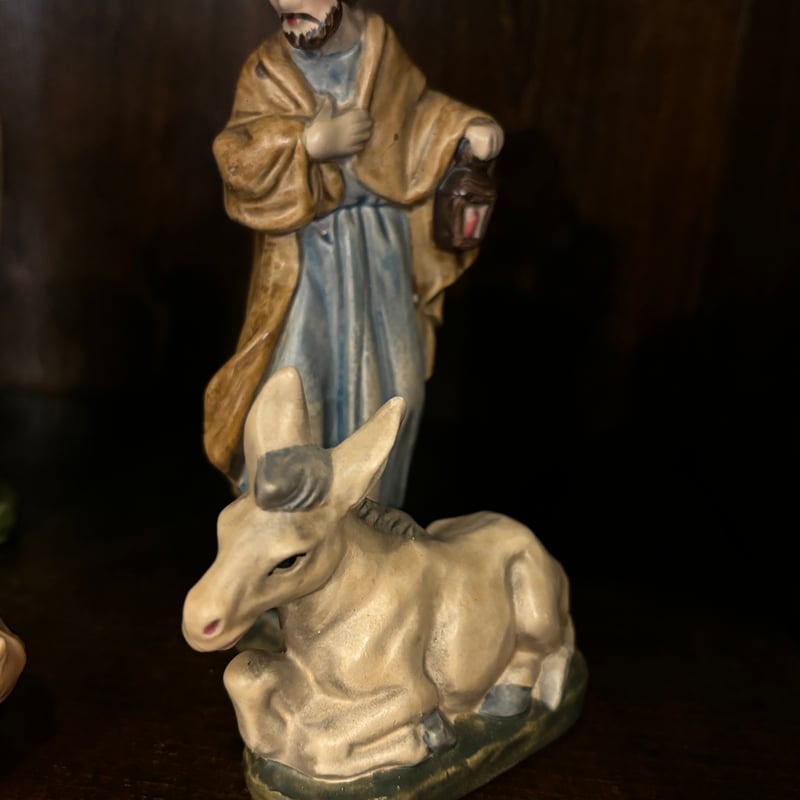 キリスト誕生 陶器オブジェ 7点セット | アンティーク家具と喫茶