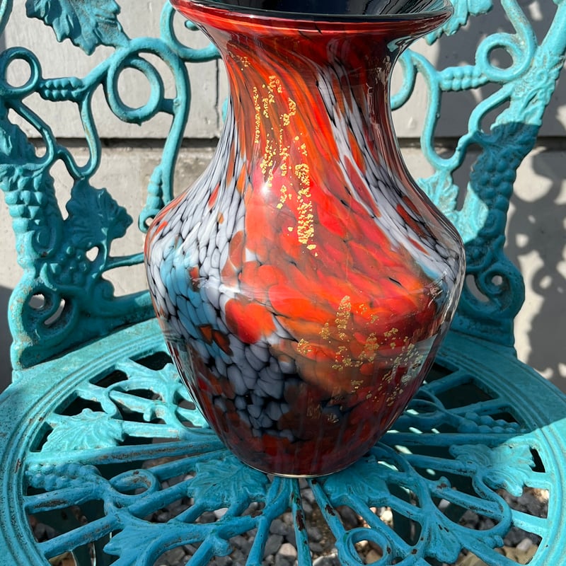 金魚鉢の様なフラワーベース | アンティーク家具と喫茶キャバレーの