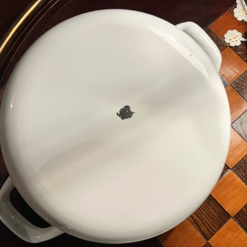 エジリホーロー ストロベリー柄 両手なべ 23cm | アンティーク家具と