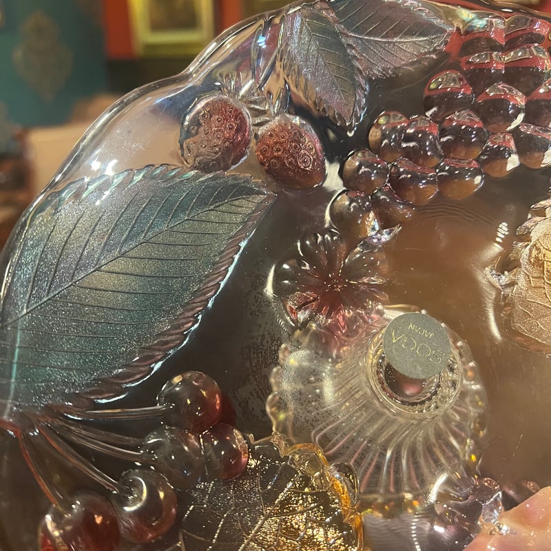 ■ガラス製　中皿　10枚■ブラウン・レトロ・和食・洋食・スイーツ・果物・野菜・肉 □ガラス製 中皿 10枚セット□ブラウン・レトロ・和食・洋食・スイーツ