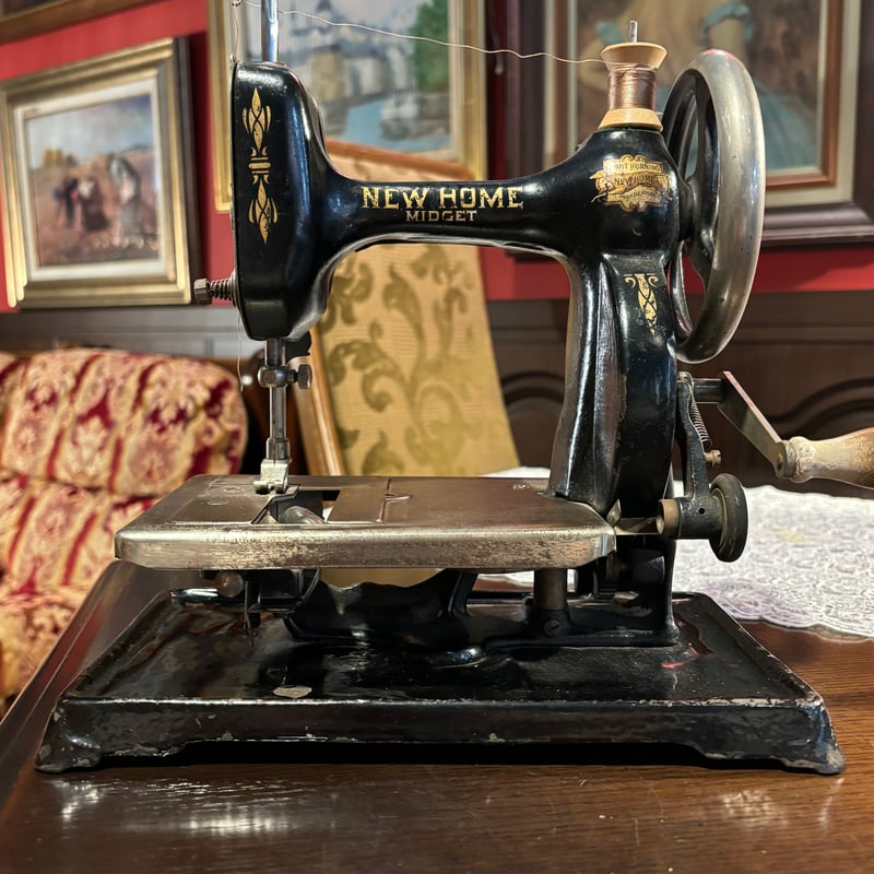 最終値下げ　ミシン　アンティーク　アメリカ　New 社製　手廻し アンティーク アメリカ製NEW HOME SEWING MACHINE