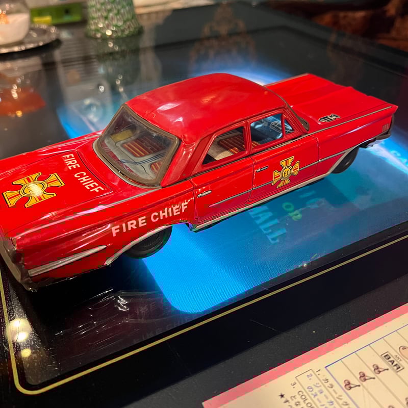 ブリキおもちゃ FIRE CHIEF ファイヤーチーフカー