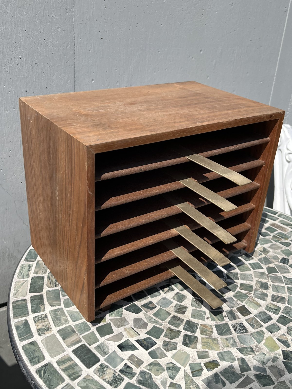 木製　ヴィンテージ　カルテケース　書類棚　アンティーク　昭和レトロ 20190108_183344.jpg