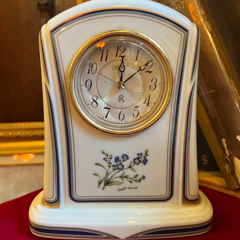 EMUAIR エミュエール有田焼 置時計 アラーム付き | アンティーク家具と