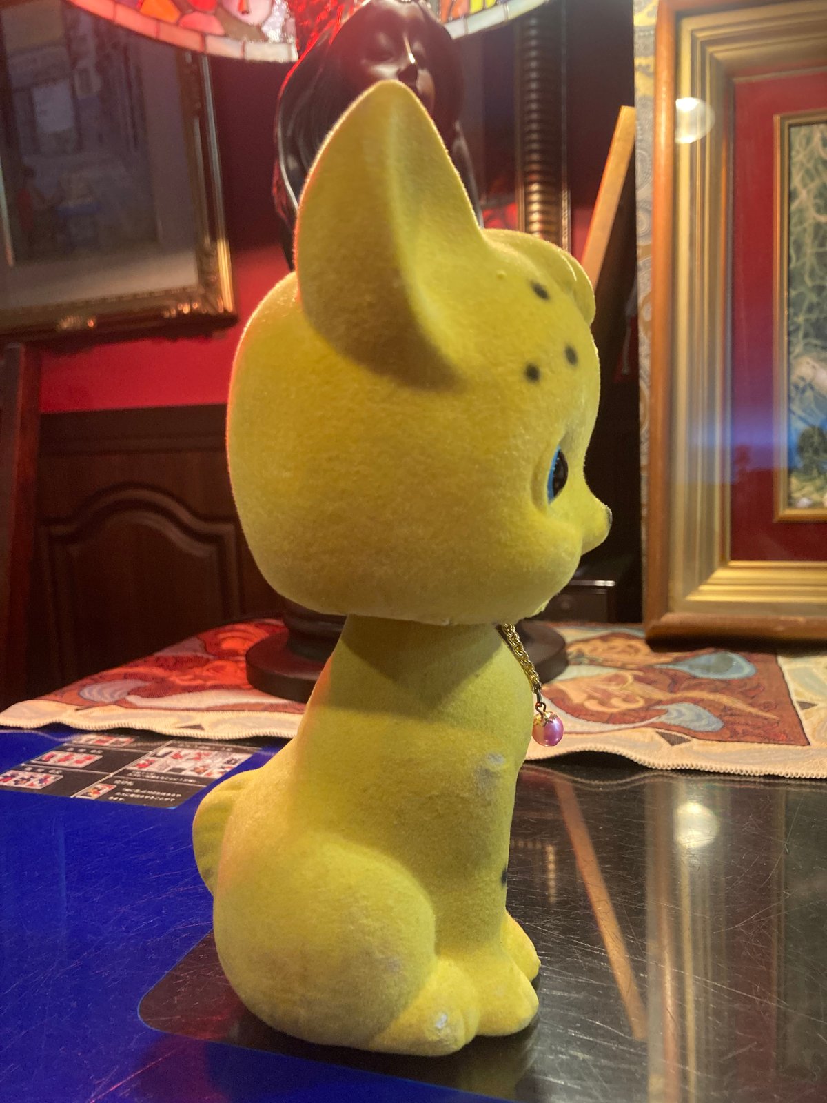 昭和レトロ首振り猫ちゃん貯金箱 | アンティーク家具と喫茶キャバレー