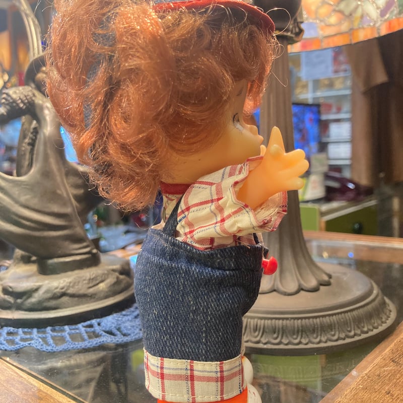 ワタナベトーイ 昭和レトロ癖毛の子供プリケツソフビ | アンティーク