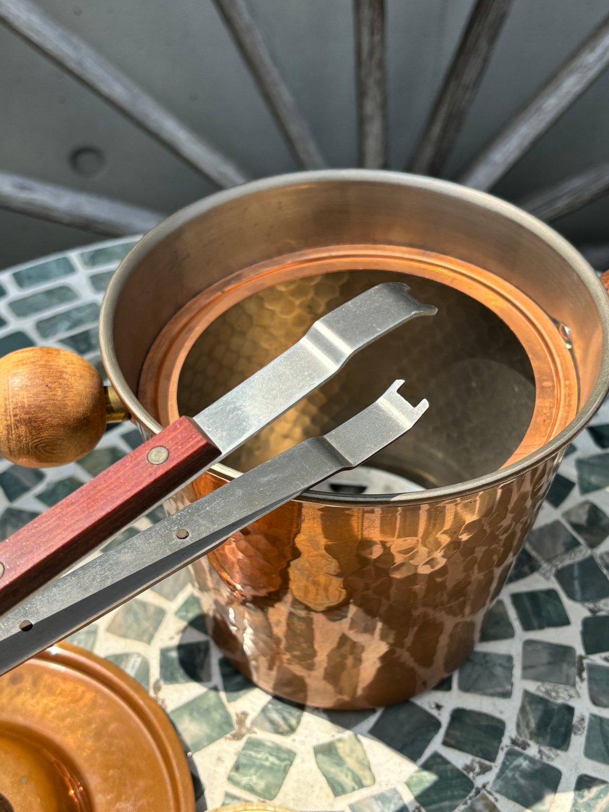 銅製 アイスペール COPPER 100 HOME WARE | アンティーク家具と喫茶キャ