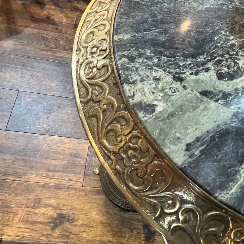 アンティーク 真鍮製の電話台 | アンティーク家具と喫茶