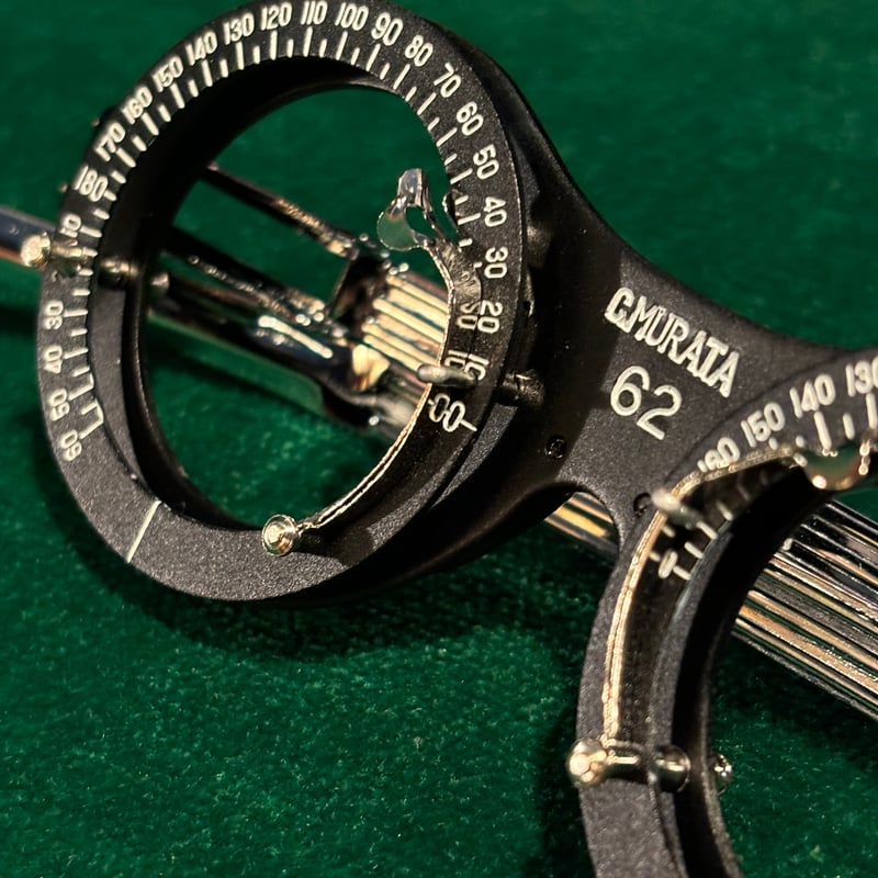 視力測定眼鏡 murata's trial frame type3 pd.62mm フレームの