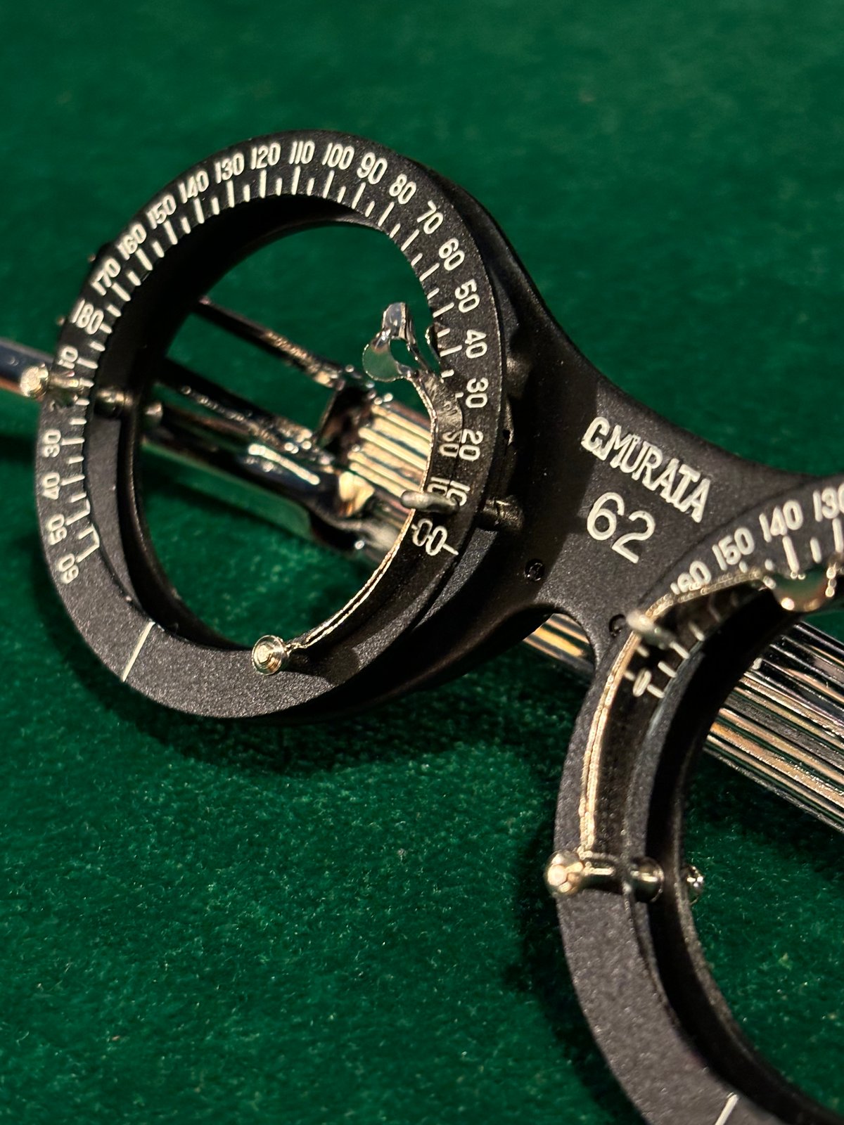 視力測定眼鏡 murata's trial frame type3 pd.62mm フレームの