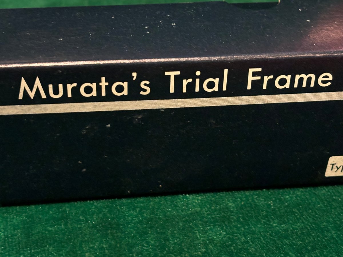 視力測定眼鏡 murata's trial frame type3 pd.62mm フレームの