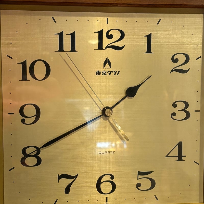 日本製 東京タツノ 掛け時計 | アンティーク家具と喫茶キャバレーの