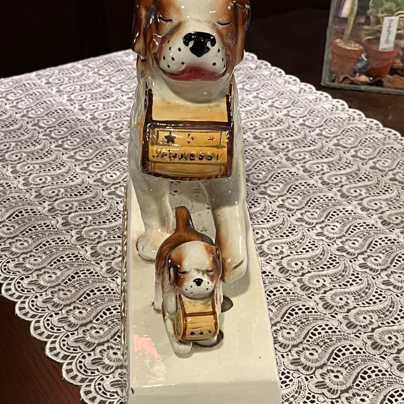 a3 イタリア製　セントバーナード　アンティーク　置物　陶器　ペット　犬 a3 イタリア製 セントバーナード アンティーク 置物 陶器 ペット 犬