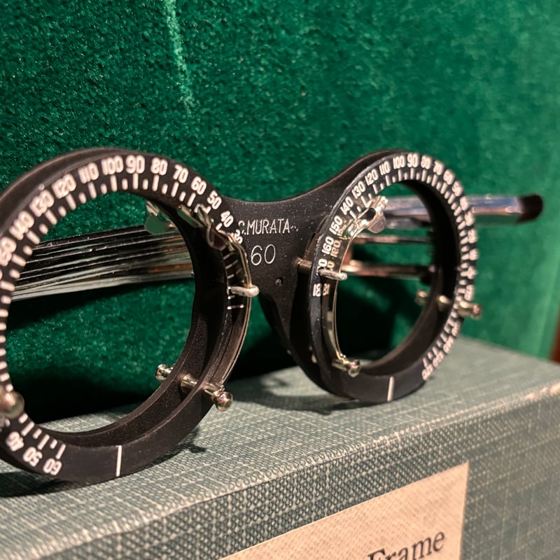 視力測定眼鏡 murata's trial frame type3 pd.60mm フレームの