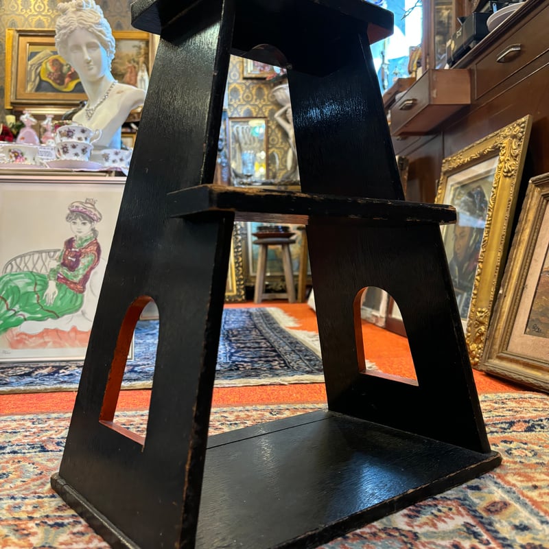 古い小さな踏み台　スツール　アンティーク　フランス　フットレスト　no.196 古い小さな踏み台 スツール アンティーク フランス フットレスト no