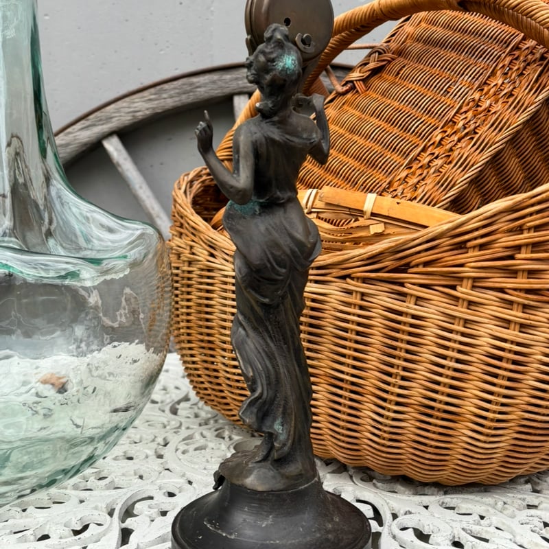 アンティーク ブロンズ像 総体振り置き時計 ※参照 | アンティーク家具