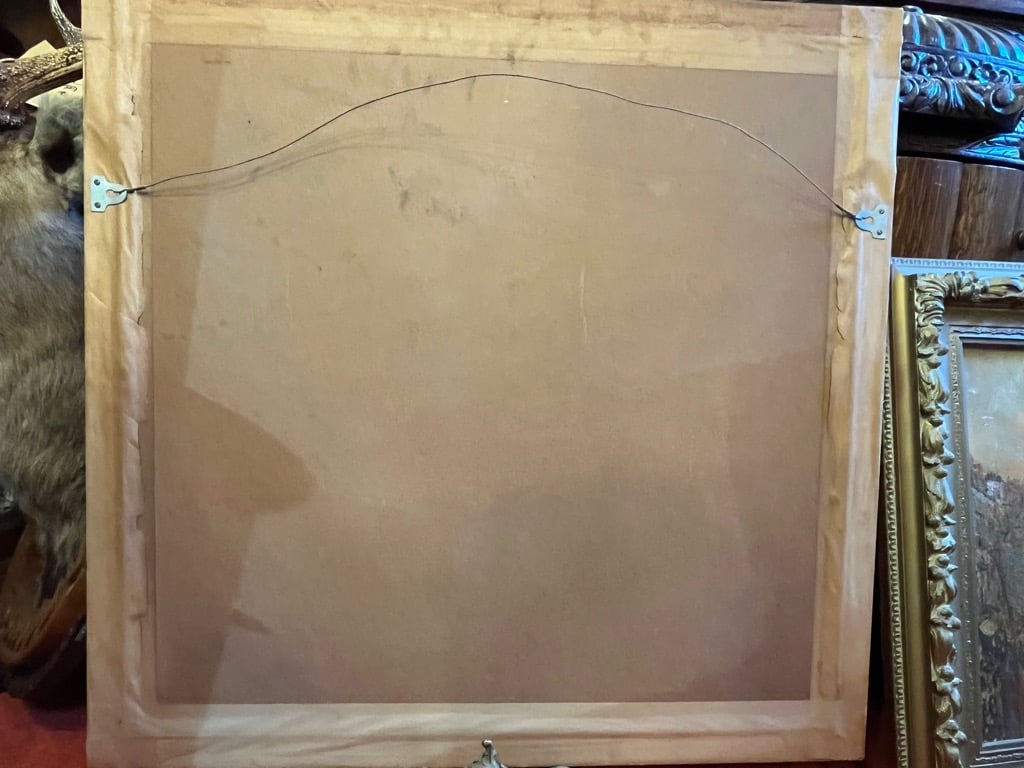 額入り ゴブラン織り 装飾額 タペストリー壁掛け 額縁 | アンティーク