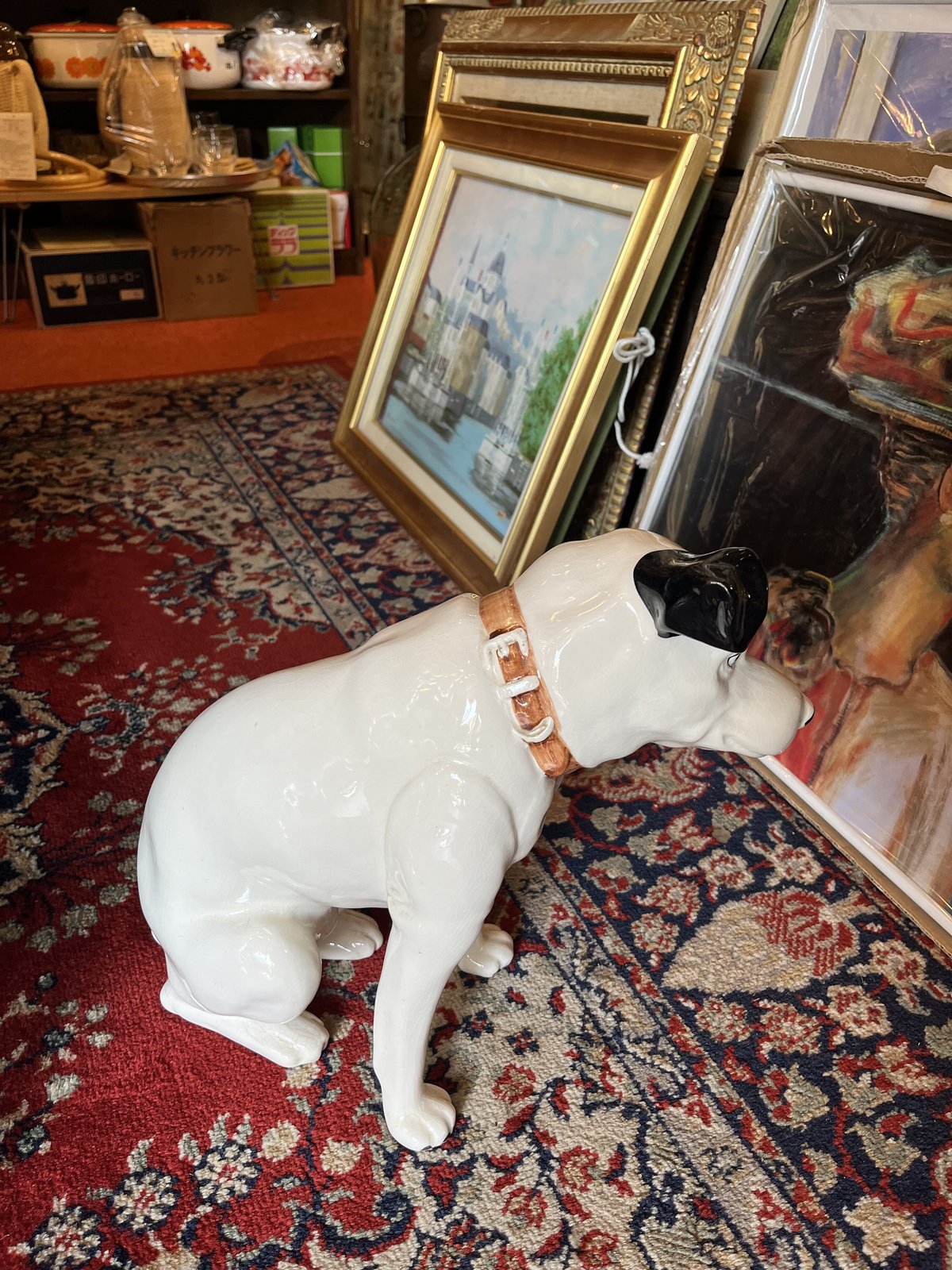 Victor犬 ビクター犬 ニッパー君 陶器製 | アンティーク家具と