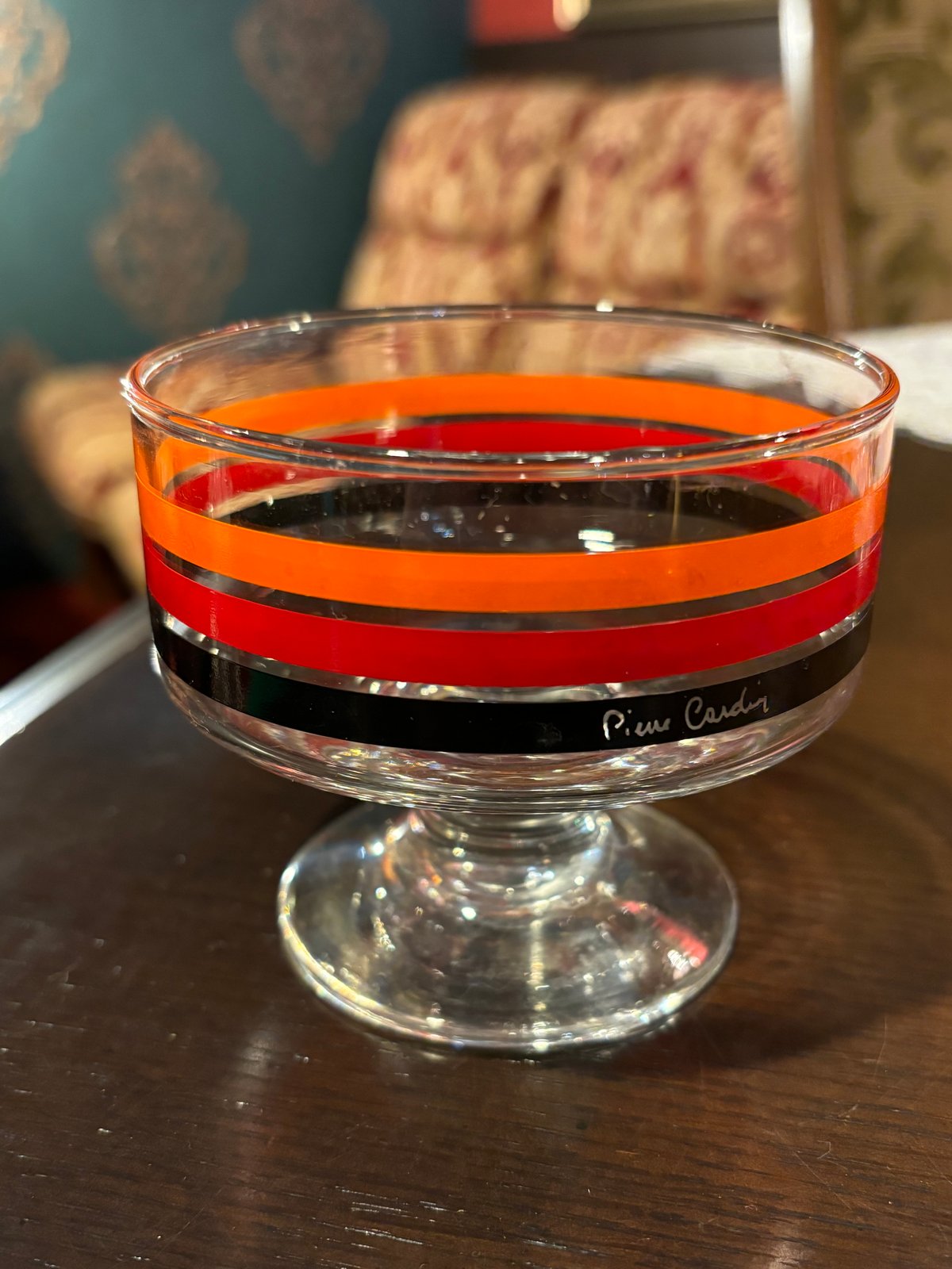 D-5 ピエール・カルダン ヴィンテージ 茶菓揃 合成漆器セット 昭和レトロ ピエールカルダン デザートグラスセット 5脚セット | アンティーク家具