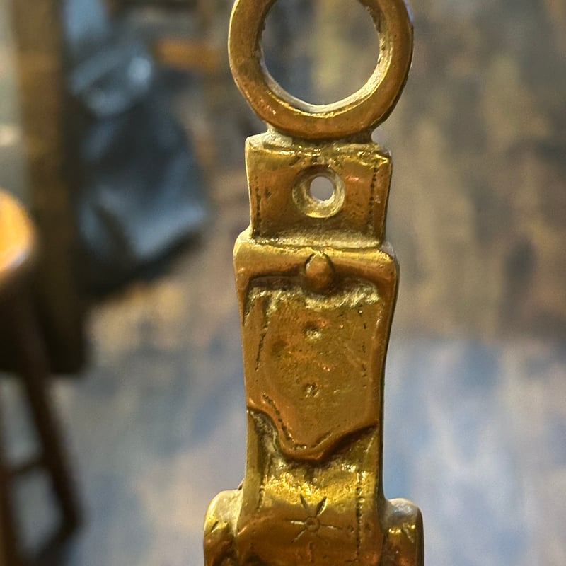 アンティーク 真鍮 馬と騎乗者 フック | アンティーク家具と喫茶