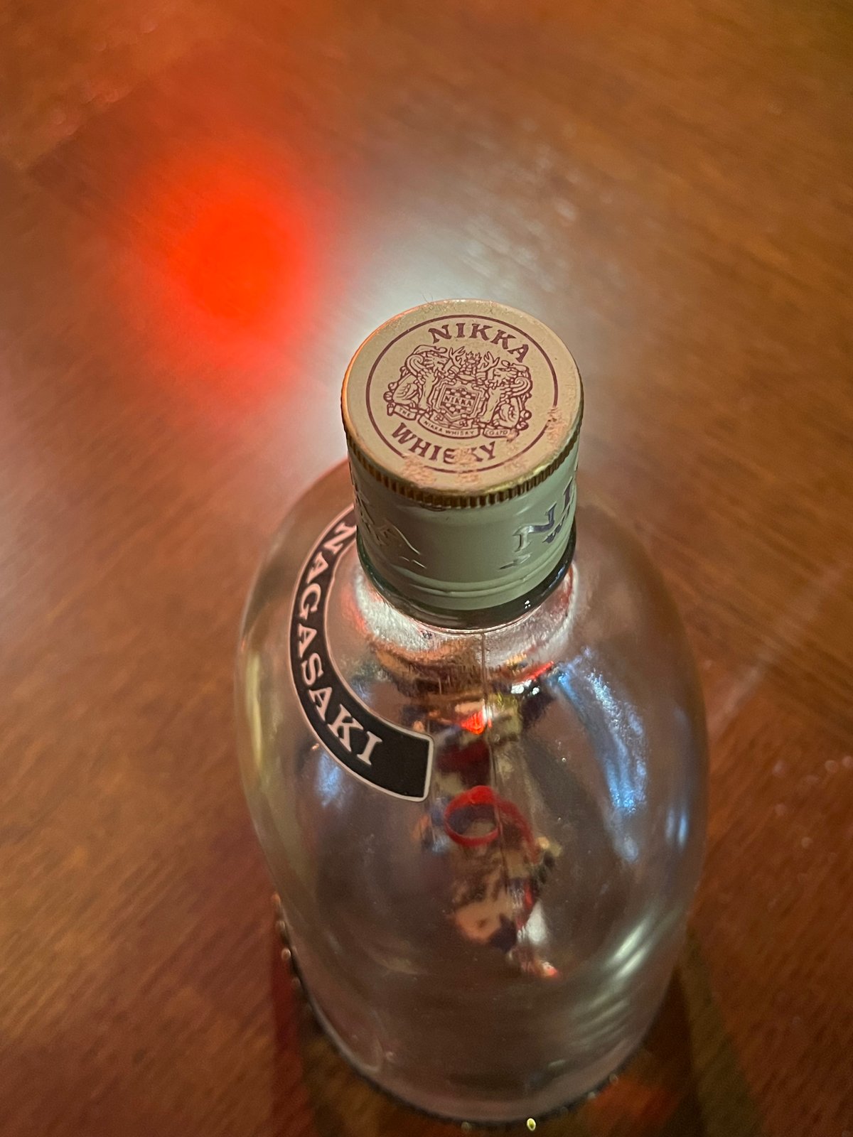 アンティーク ニッカウヰスキー 瓶 NAGASAKI 長崎 ガラスボトルシップ 