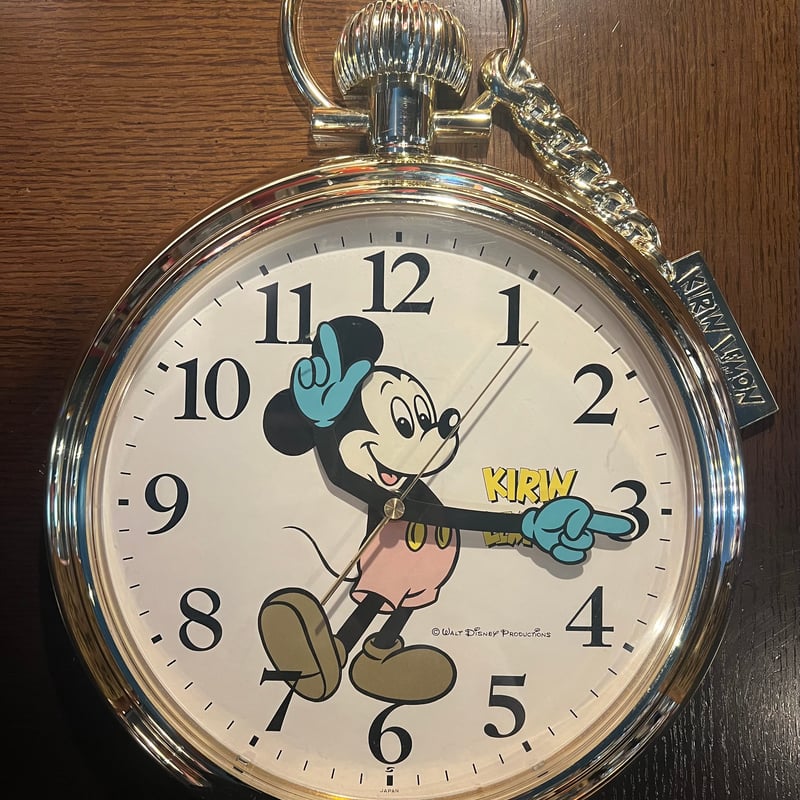 昭和レトロ KIRIN LEMONミッキー壁掛け時計 | アンティーク家具と喫茶