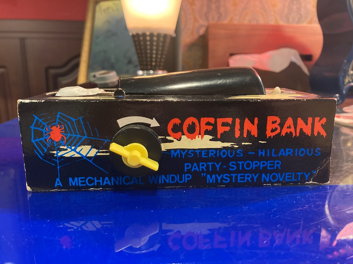 COFFIN BANK ガイコツの棺桶貯金箱 | アンティーク家具と喫茶
