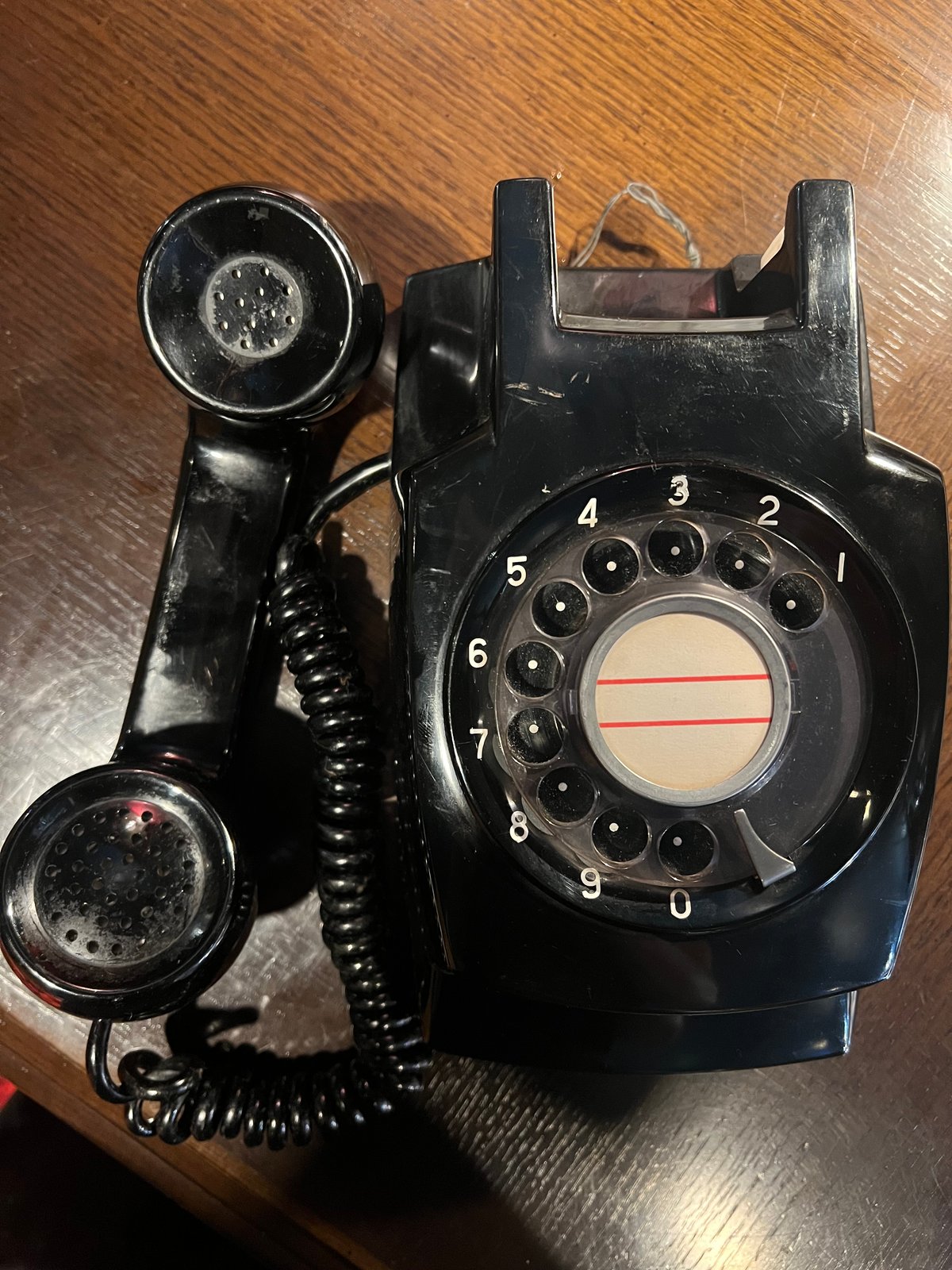 アンティーク 大理石 電話 昭和 レトロ ダイヤル アンティーク 大理石