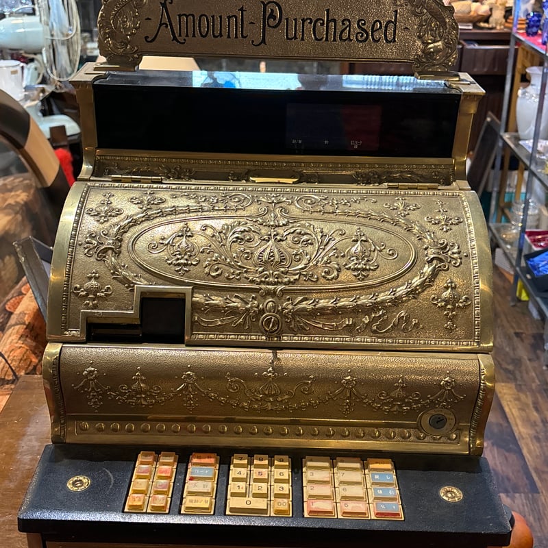 NATIONAL AMOUNT PURCHASED アンティークレジスター 2114-1708 NATIONAL AMOUNT PURCHASED アンティークレジスター 2114-1708