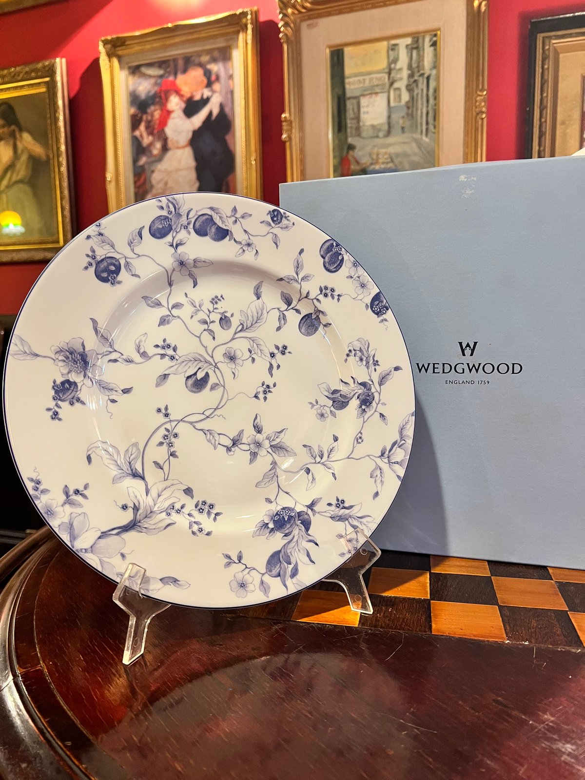 WEDGWOOD ウエッジウッド ブループラムプレート 廃盤 | アンティーク