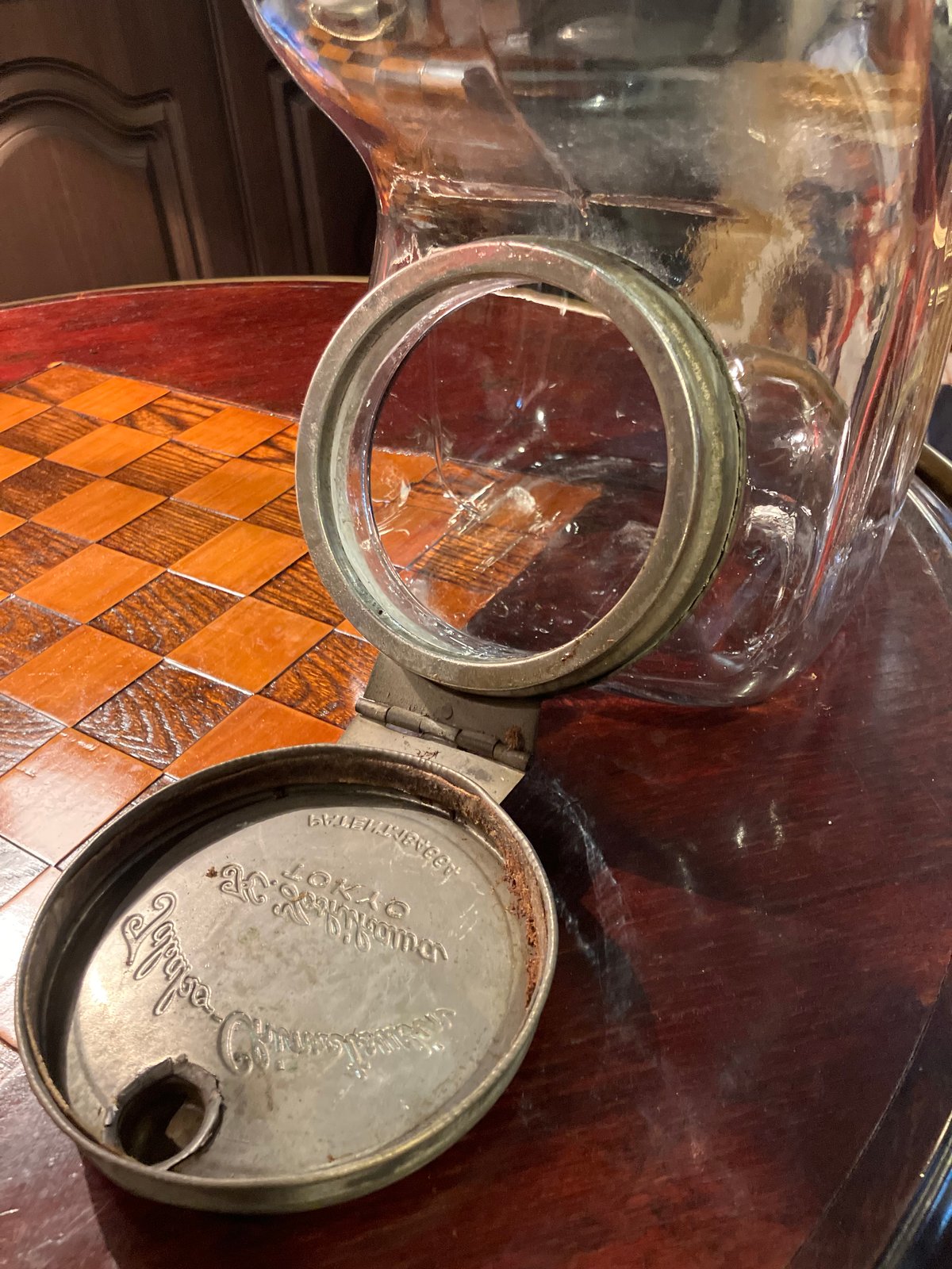 昭和レトロ　ガラス駄菓子瓶 古い駄菓子屋さんの瓶 23cm レトロガラス | 昭和レトロ