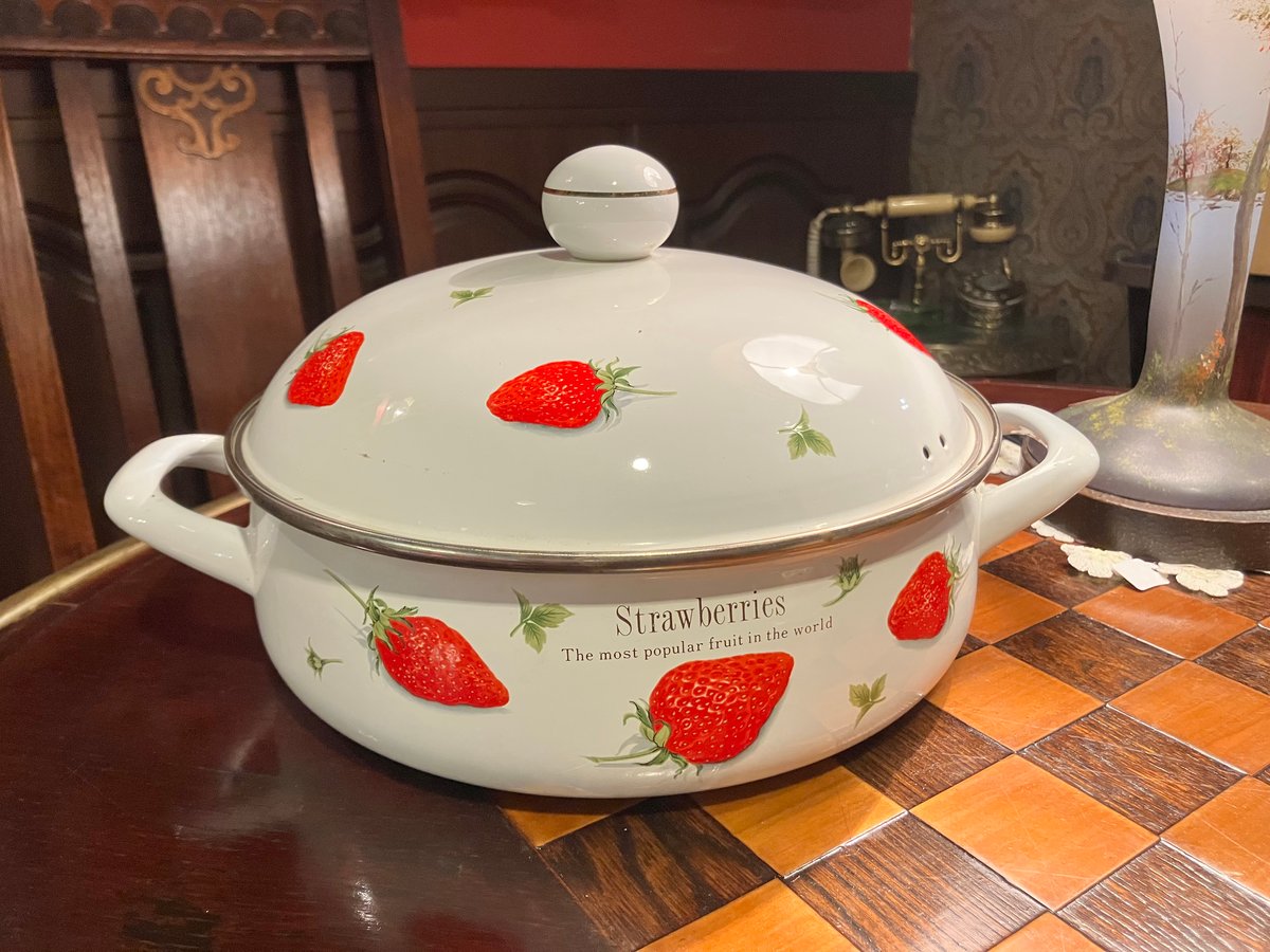 【美品】SUPOR チェリー装飾 両手鍋 美品】SUPOR チェリー装飾 両手鍋 【公式通販】