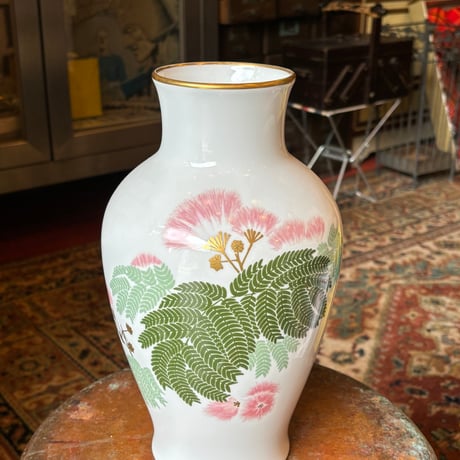大倉陶園　OKURA　ネムノキ 　花瓶