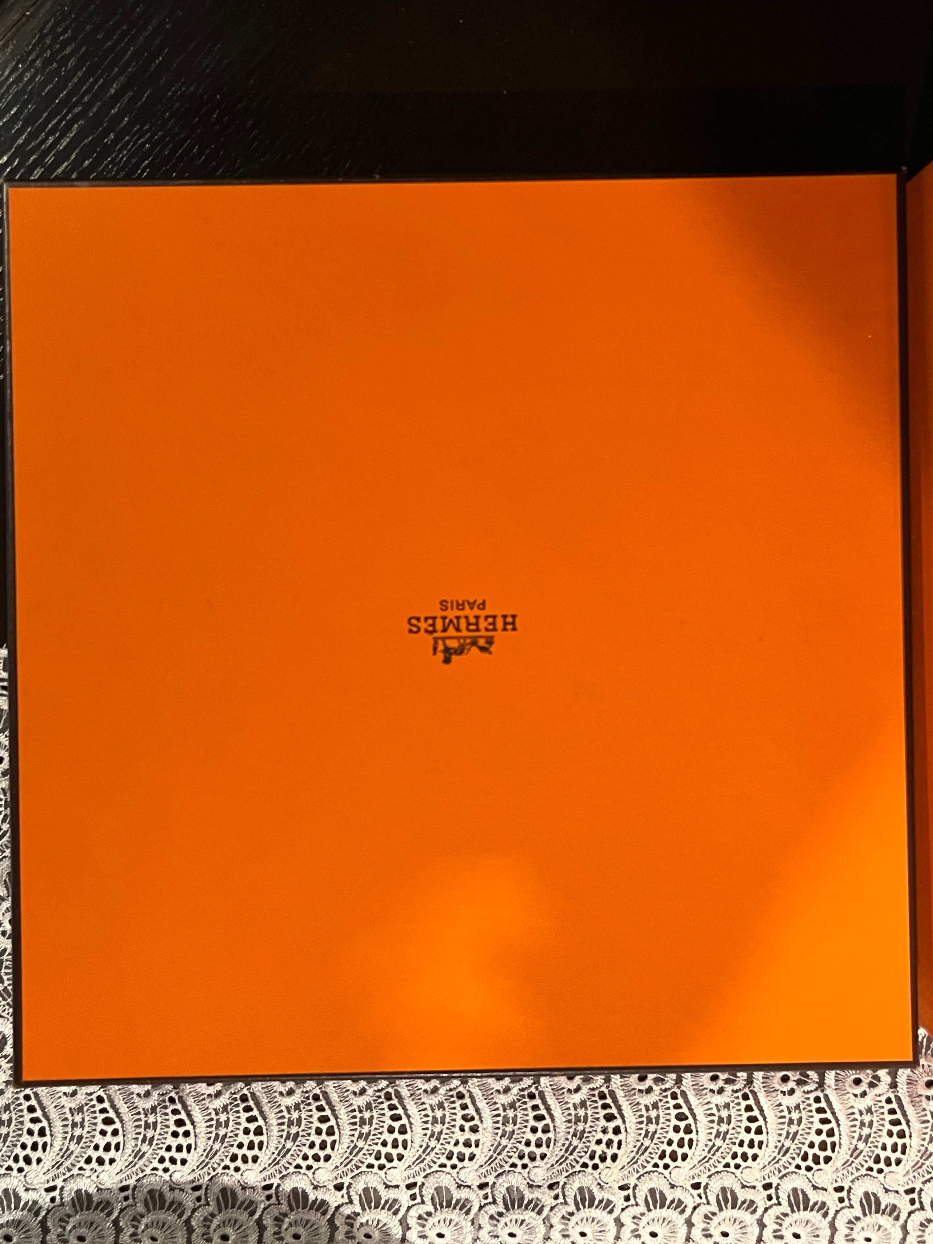 HERMES エルメス アフリカシリーズ 大皿 2枚セット 箱付き