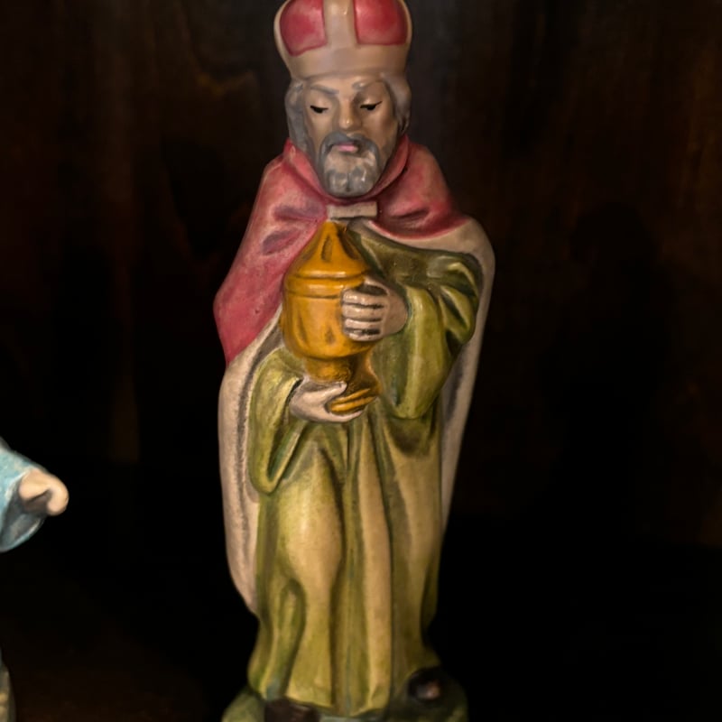 キリスト誕生 陶器オブジェ 7点セット | アンティーク家具と喫茶