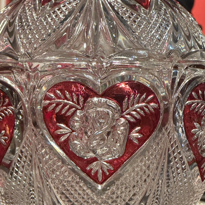 ホフバウアー（HOFBAUER) クリスタルキャンディポットドイツ製