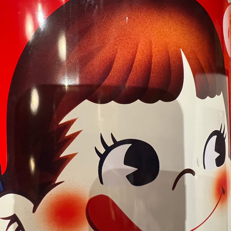 昭和レトロ】ペコちゃん スツール缶 | アンティーク家具と喫茶