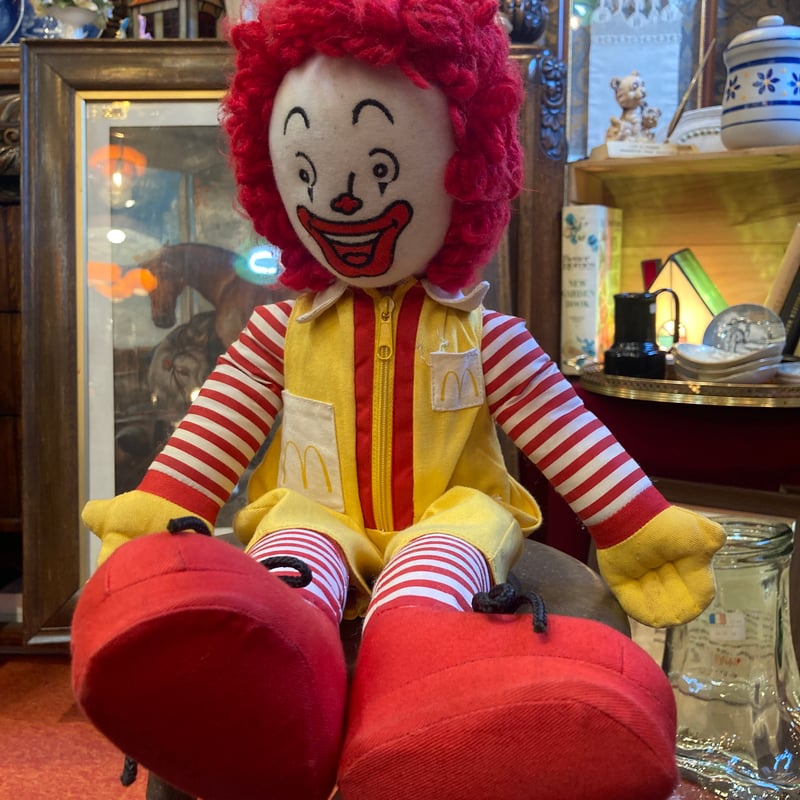 マクドナルドのドナルド人形 | アンティーク家具と喫茶キャバレーの