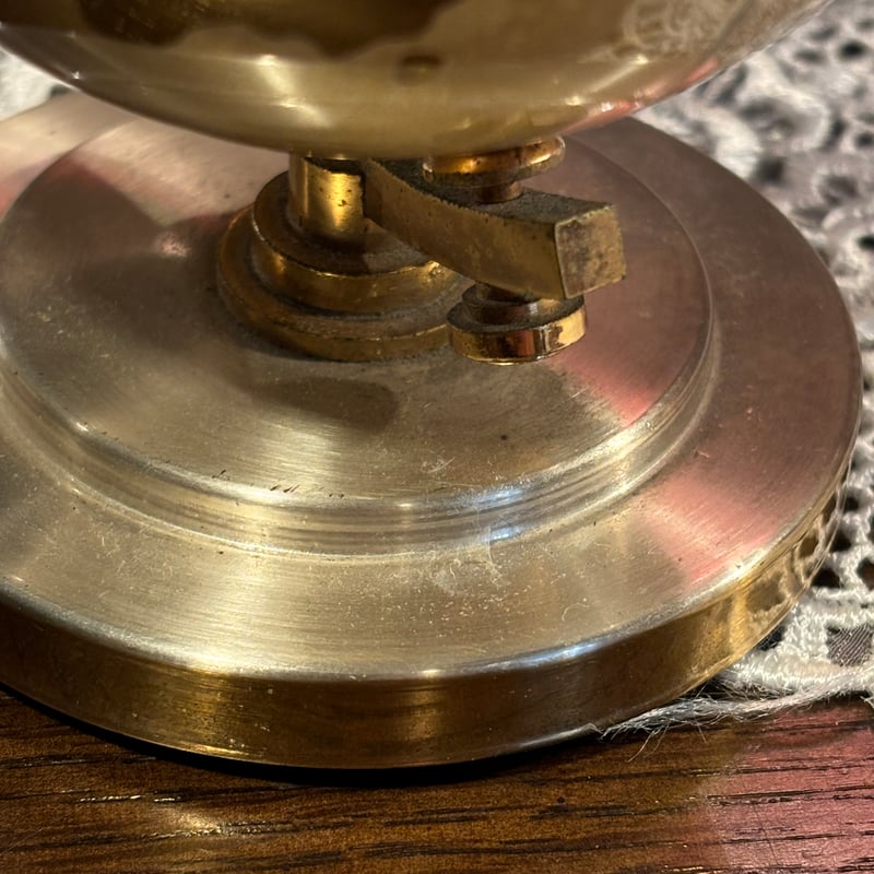 ジャンク] WINDMILL ウインドミル 地球儀型置時計 時計 アンティーク