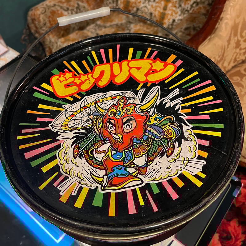 昭和レトロ】当時物！ビックリマンチョコのペール缶 | アンティーク