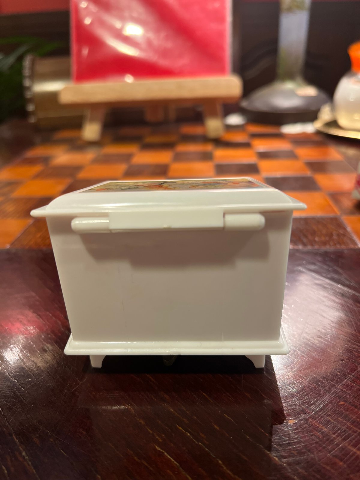 昭和レトロ オルゴール付き小さな宝石箱 | アンティーク家具と喫茶