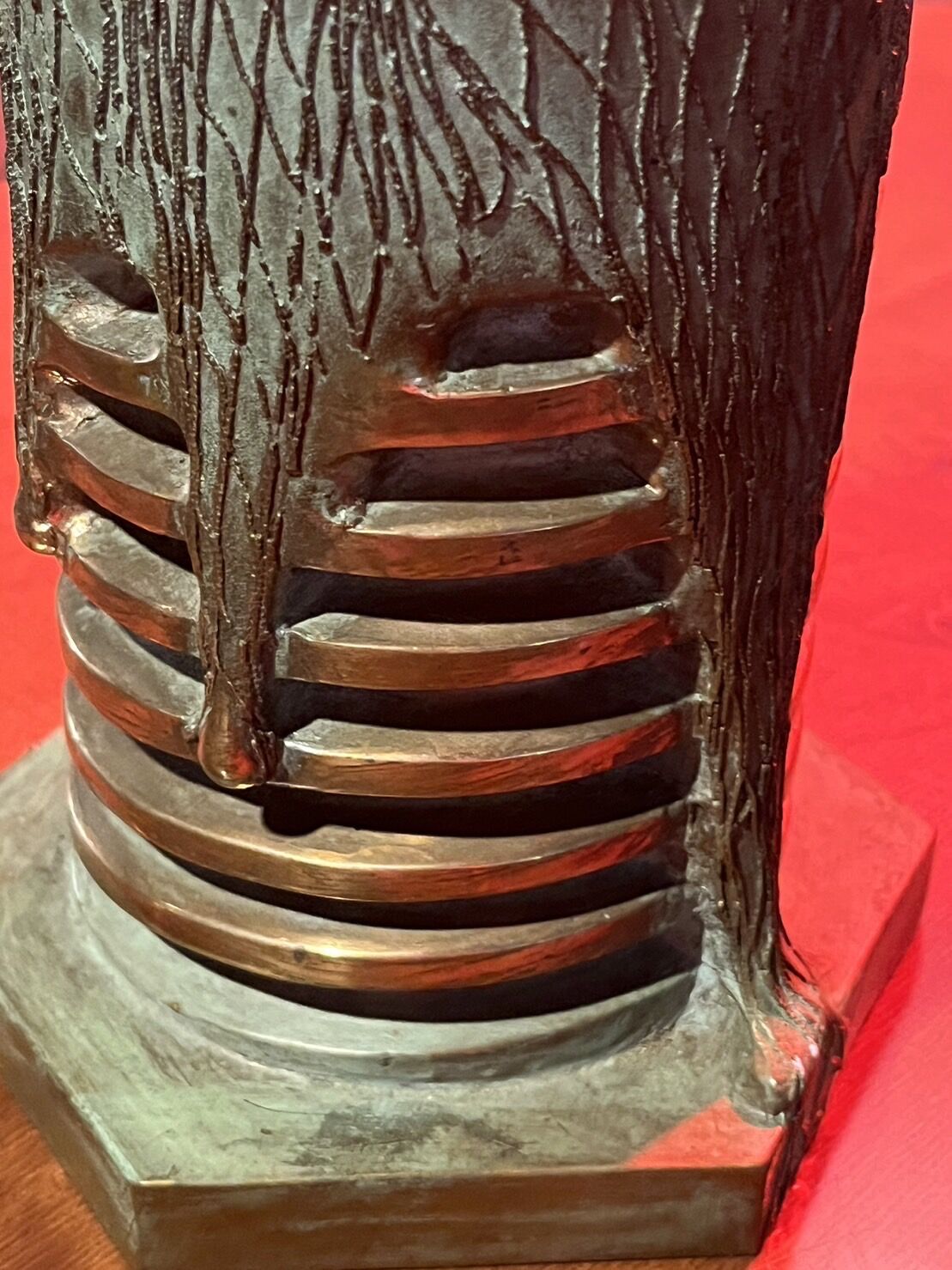 2647 古銅　エビス　花瓶　時代物 花瓶□古銅花瓶 耳付き 江戸期 古美術 時代物 骨董品□ - メルカリ