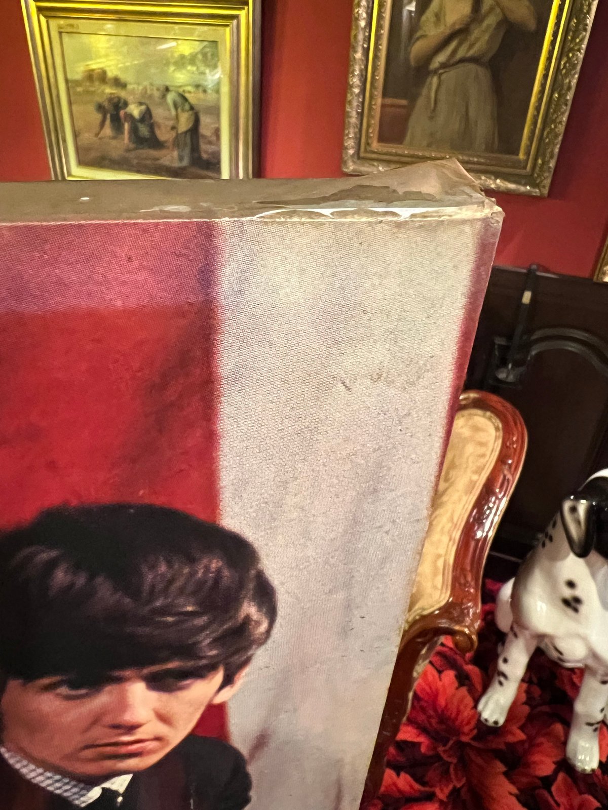 当時物】BEATLES ビートルズ 木板パネルポスター | アンティーク家具と