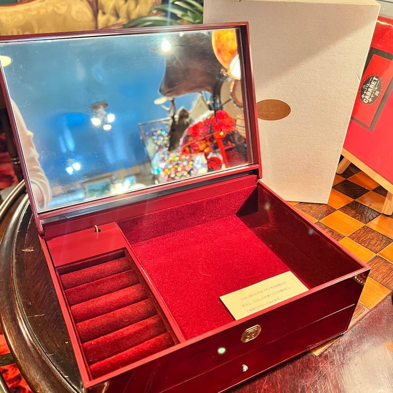 ロジエ　ジュエリーボックス Rosier ロジエ ジュエリーボックス アクセサリー 5段 ワイン